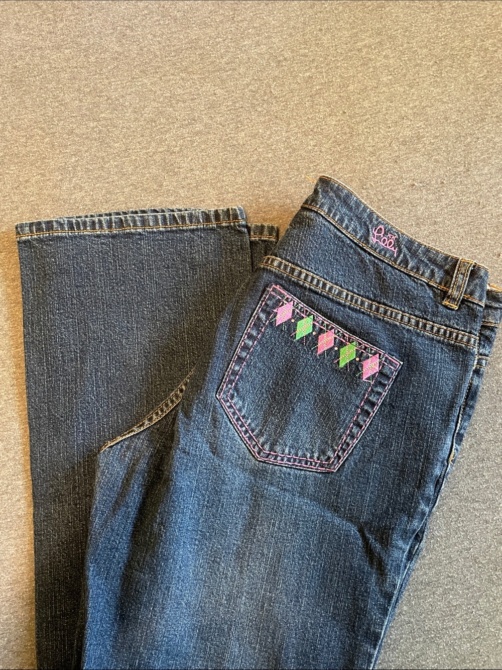 Lilly Pulitzer Pocket Embroidery Jeans